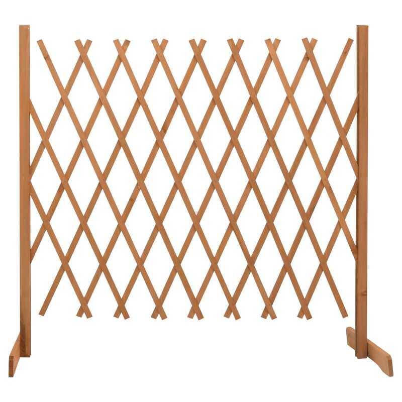 

vidaXL Garden Trellis Fence Orange 180x100 cm Solid Firwood