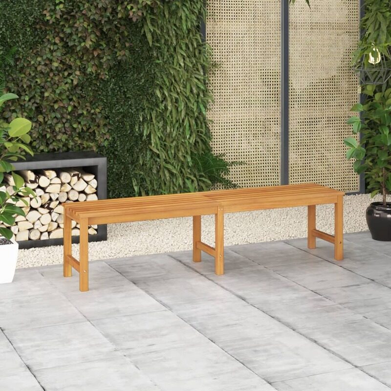 

vidaXL Garden Bench 180 cm Solid Teak Wood