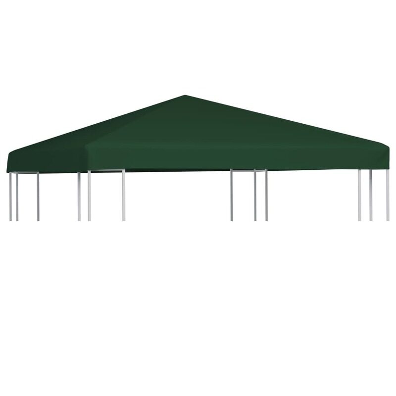 

vidaXL Gazebo Top Cover 310 g/m 3x3 m Green