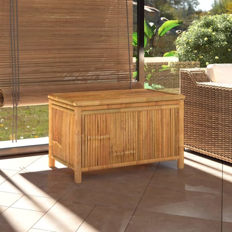 

vidaXL Garden Storage Box 90x52x55cm Bamboo