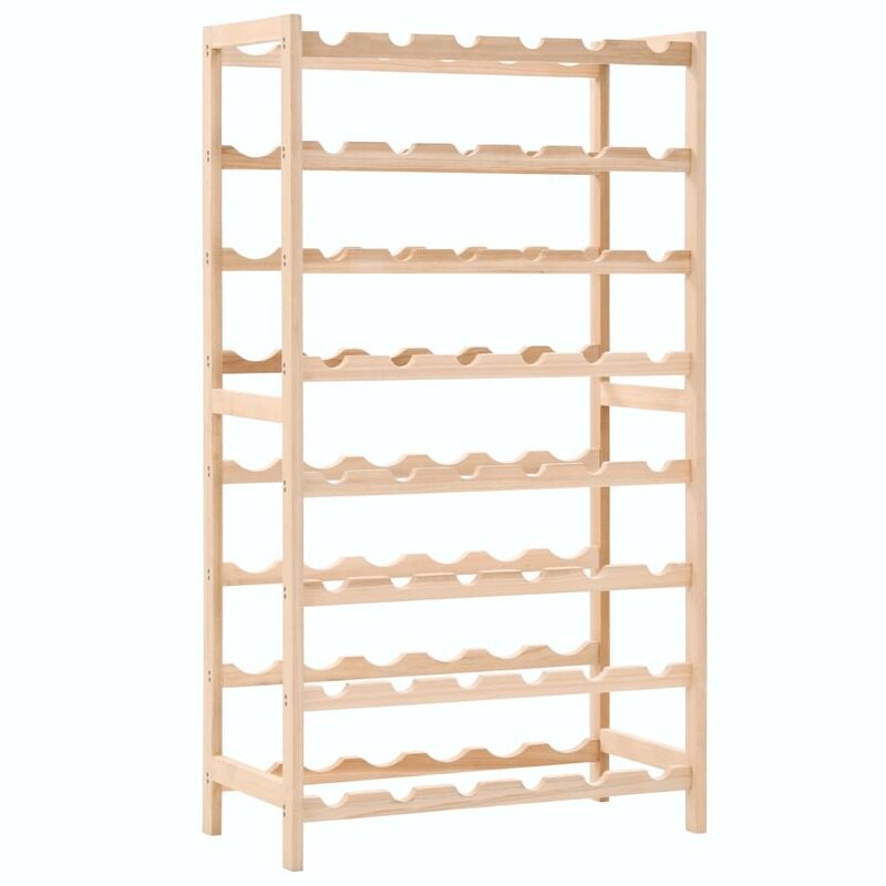 vidaXL Wine Rack Cedar Wood 57.5x28x102 cm