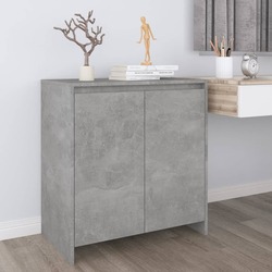 vidaXL Sideboard Concrete Grey 70x41x75 cm Engineered Wood