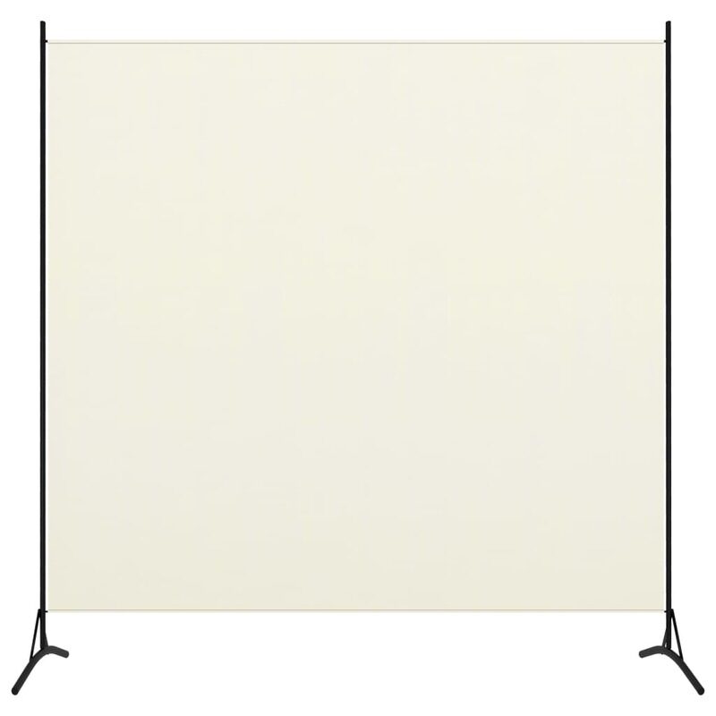 

vidaXL 1-Panel Room Divider Cream White 175x180 cm
