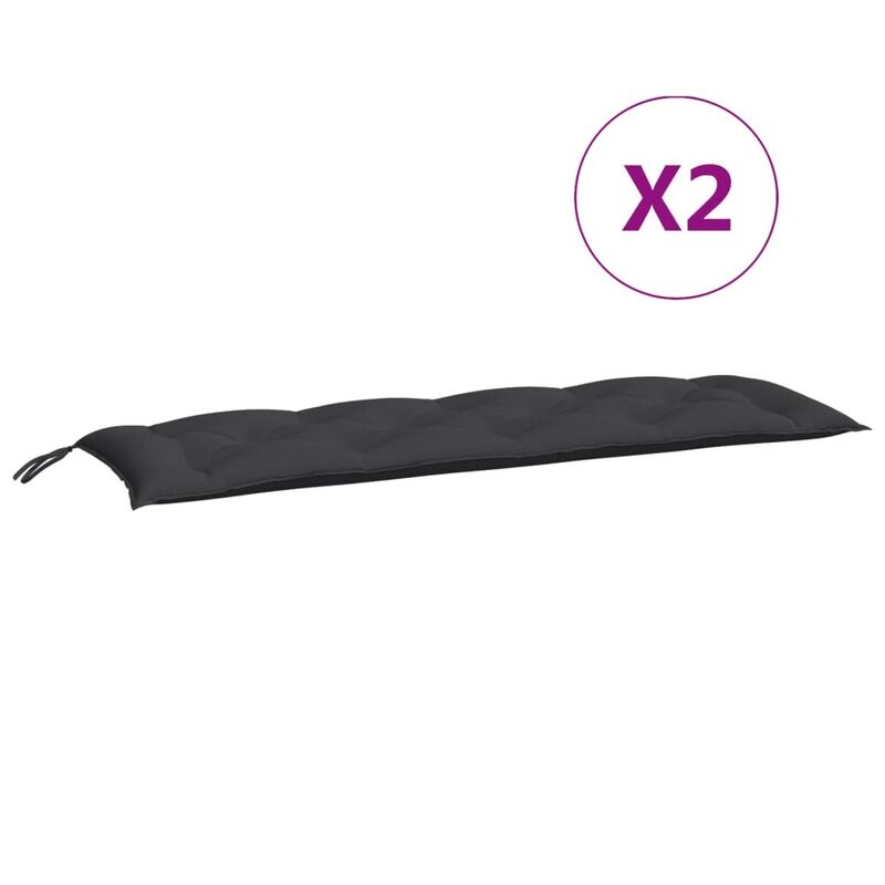 

vidaXL Cushion for Swing Chair Black 150 cm Fabric
