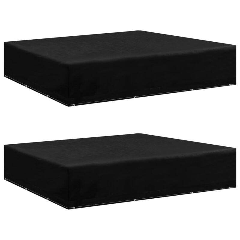 

vidaXL Garden Furniture Covers 2 pcs 12 Eyelets 250x250x70 cm