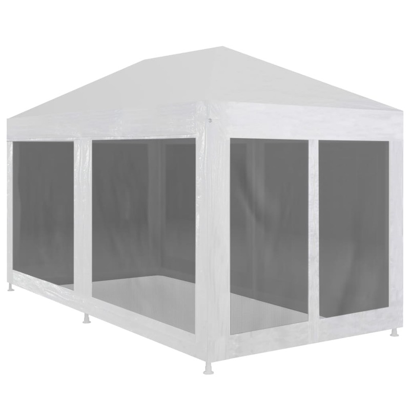 

vidaXL Party Tent with 6 Mesh Sidewalls 6x3 m