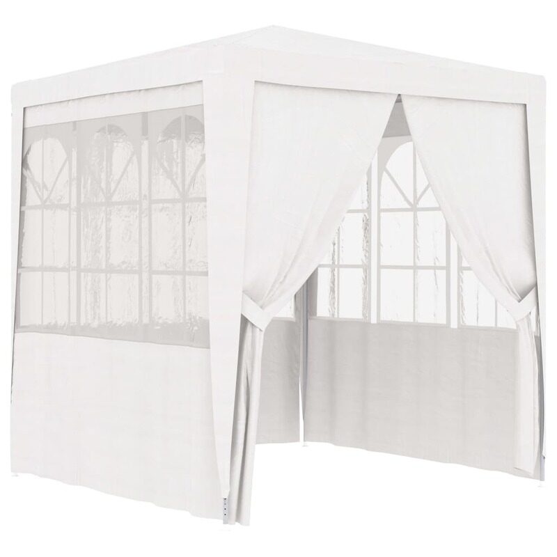 

vidaXL Professional Party Tent with Side Walls 2.5x2.5 m White 90 g/m