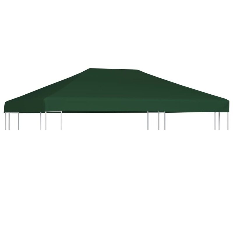 

vidaXL Gazebo Top Cover 310 g/m 4x3 m Green