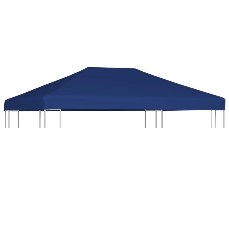 

vidaXL Gazebo Top Cover 310 g/m 4x3 m Blue