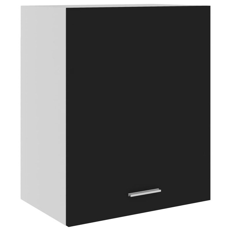 

vidaXL Hanging Cabinet Black 50x31x60 cm Engineered Wood