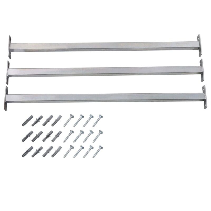 

vidaXL Adjustable Security Window Bars 3 pcs 710-1200 mm
