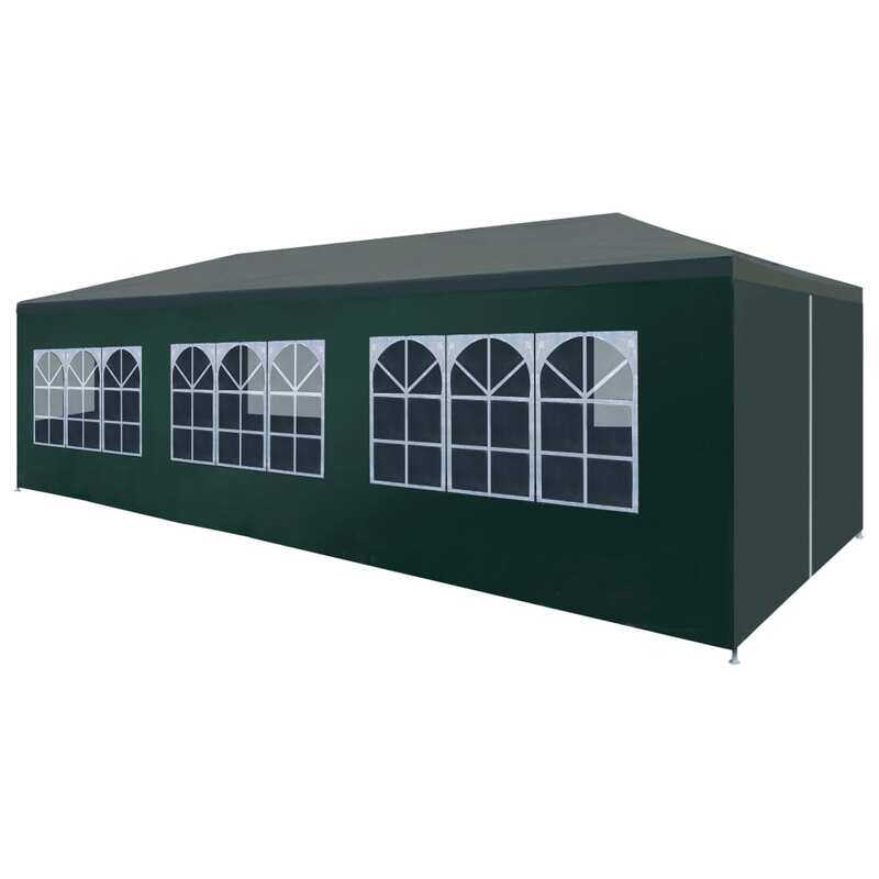 

vidaXL Party Tent 3x9 m Green