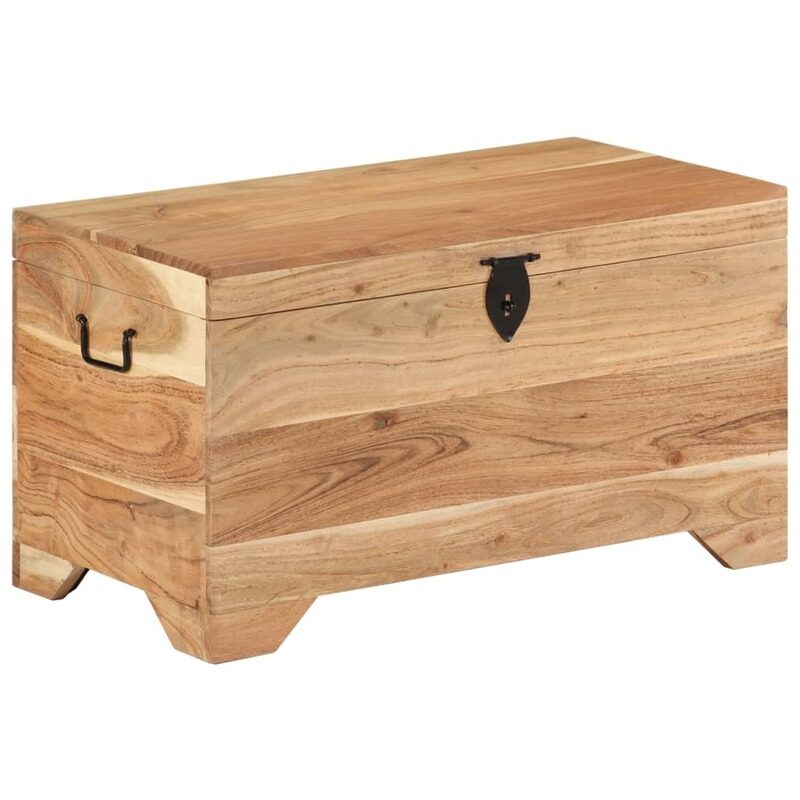 

vidaXL Storage Chest Solid Acacia Wood