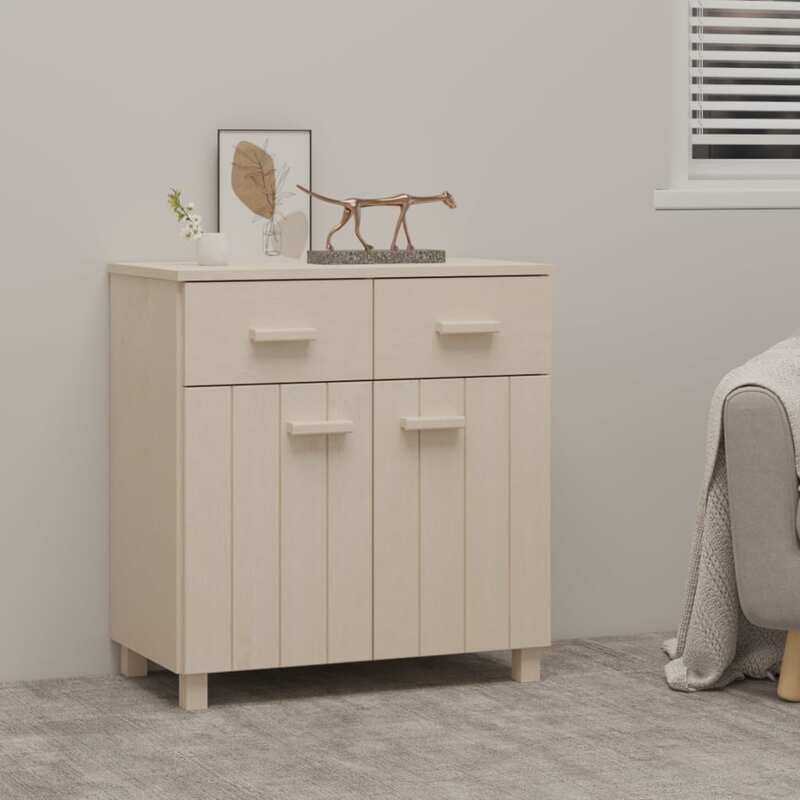 

vidaXL Sideboard HAMAR Honey Brown 79x40x80 cm Solid Wood Pine