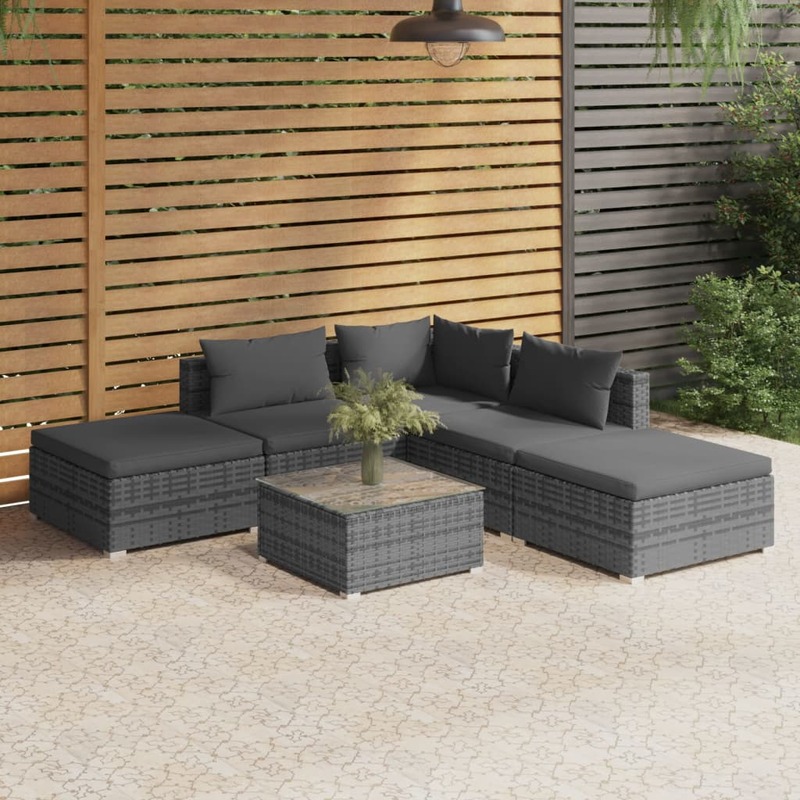 Vidaxl 6 piece discount garden lounge set