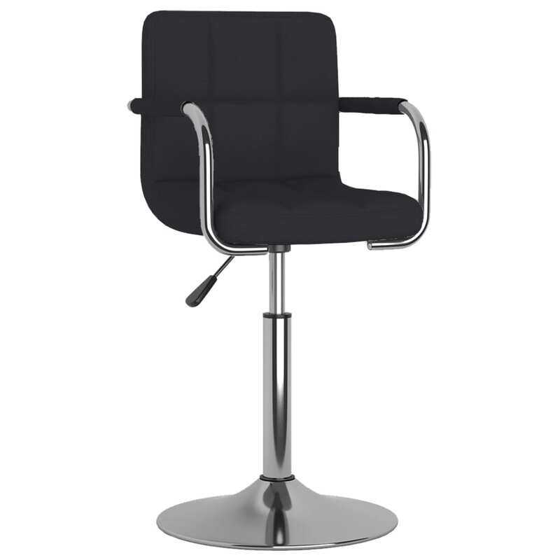 

vidaXL Dining Chair Black Fabric