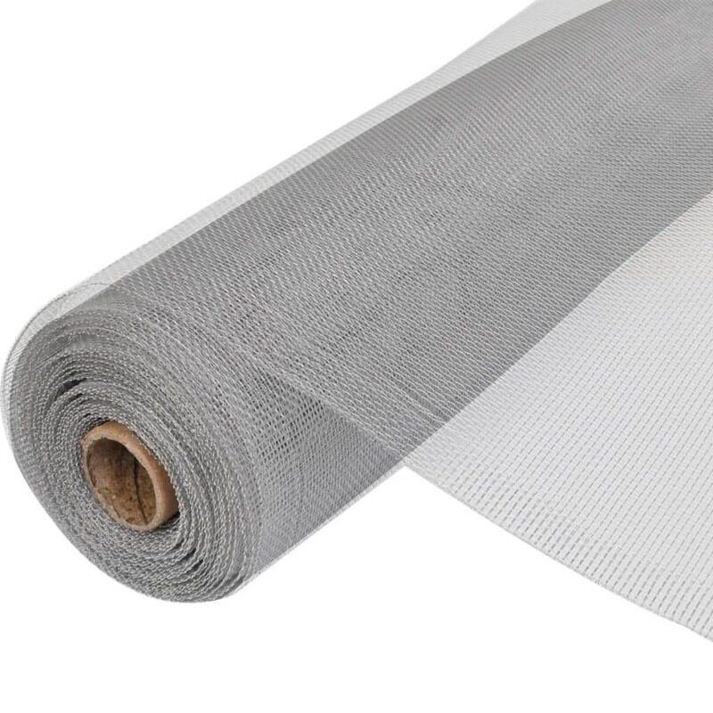 

vidaXL Mesh Screen Aluminium 100x500 cm Silver