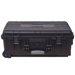 vidaXL Wheel-equipped Tool/Equipment Case with Pick & Pluck Foam Inside