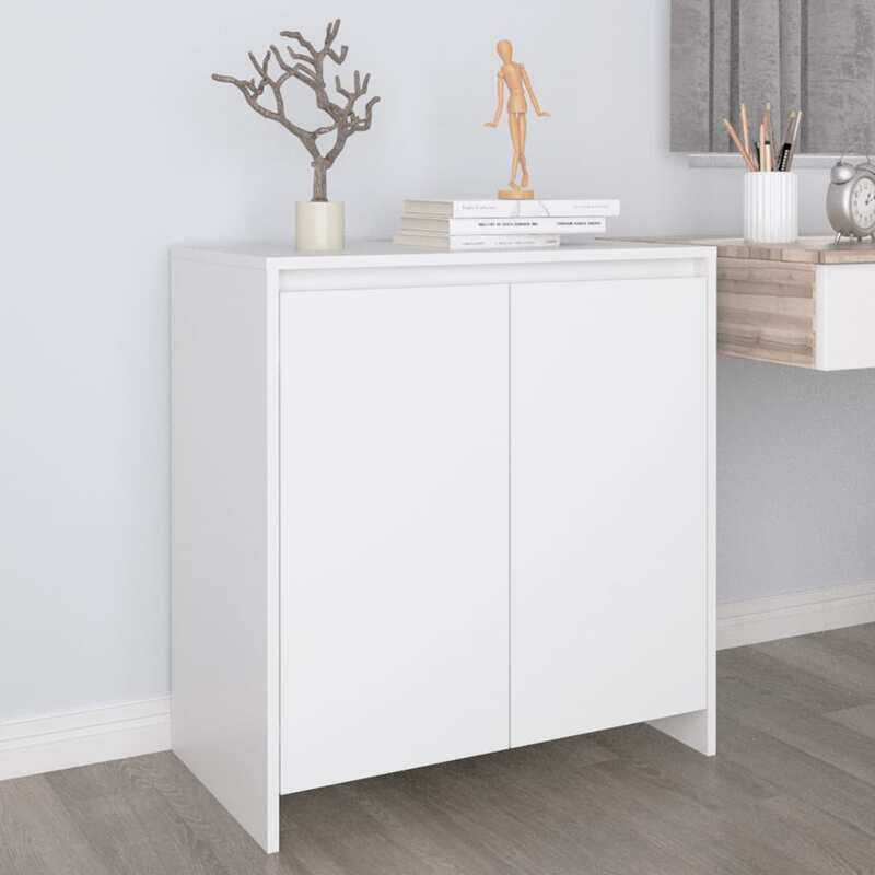 

vidaXL Sideboard White 70x41x75 cm Engineered Wood