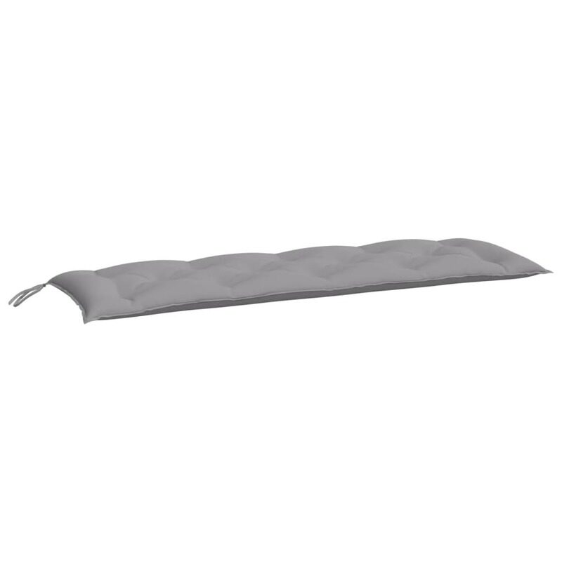 

vidaXL Garden Bench Cushion Grey 150x50x7 cm Fabric