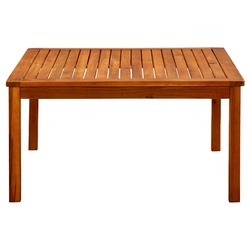 vidaXL Garden Coffee Table 85x85x45 cm Solid Acacia Wood