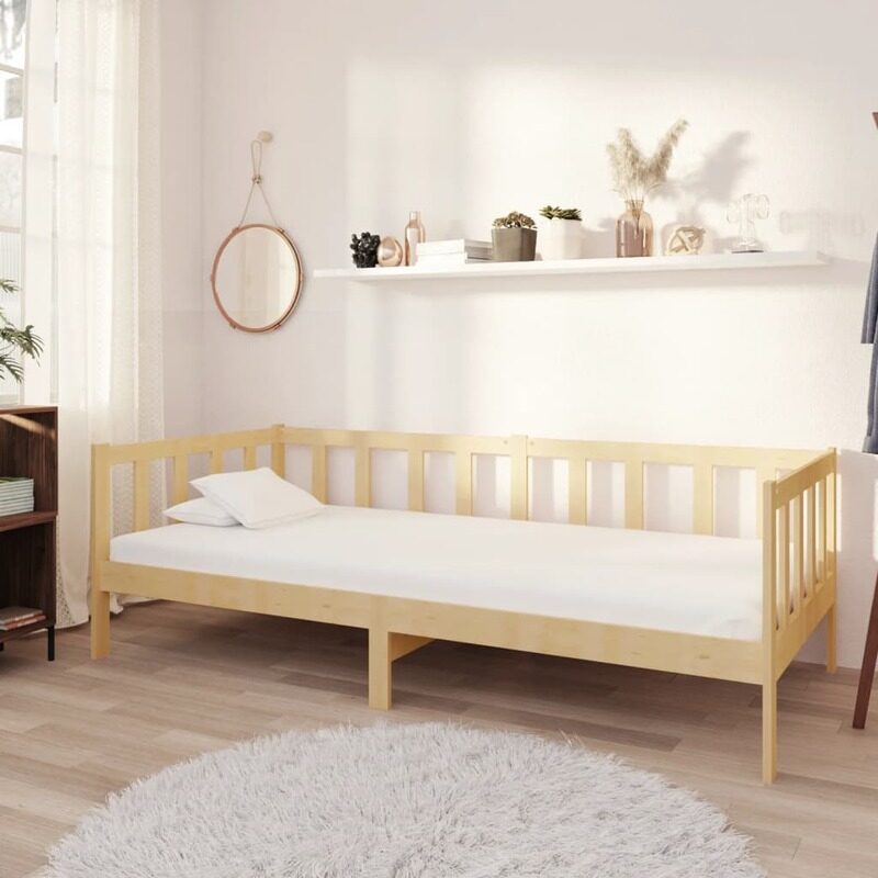 

vidaXL Day Bed Solid Pinewood 90x200 cm