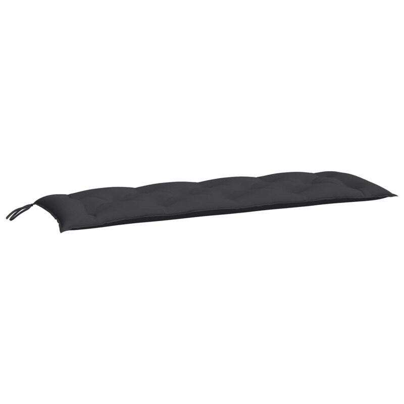 

vidaXL Garden Bench Cushion Black 150x50x7 cm Fabric