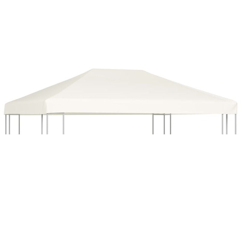 

vidaXL Gazebo Top Cover 310 g/m 4x3 m Cream White