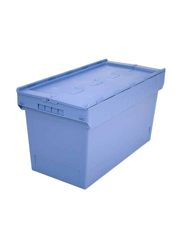Bito MBD84421 Reusable Container MB with Hinged Two Part Hinged Lid, 81 x 40 x 44 cm, Blue