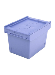 Bito MBD43271 Reusable Container MB with Hinged Two Part Hinged Lid, 41 x 30 x 29 cm, Blue