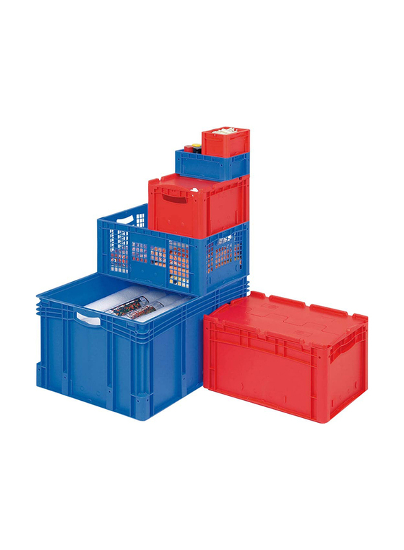 Bito XL43221 Euro Stacking Containers, 40 x 30 x 22 cm, Blue