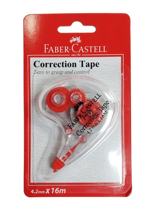 

Faber Castle Correction Tape, 4.2mm x 16m, Clear