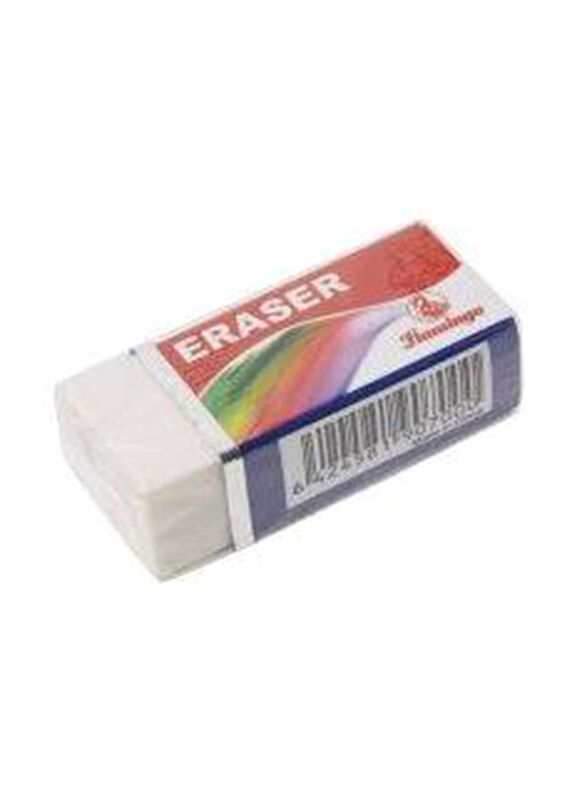 

Flamingo Eraser, White