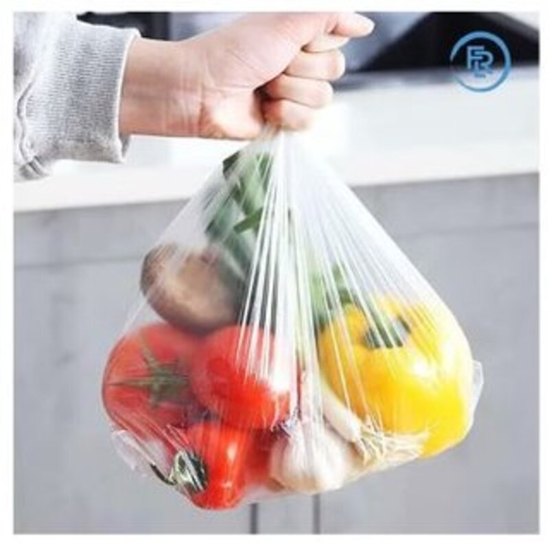 Transparent Clear Polythene Plastic Bags Roll for Multipurpose Packing Grocery Fruits Vegetable