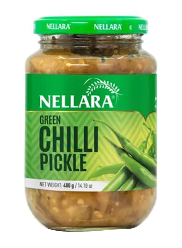 Nellara Green Chilly Pickle, 400g