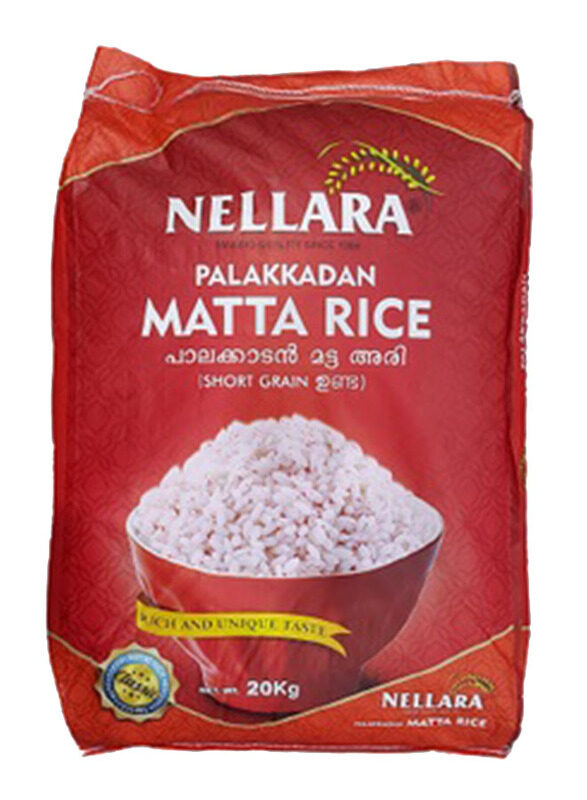 

Nellara Short Grain Unda Palakkadan Matta Rice, 20 Kg