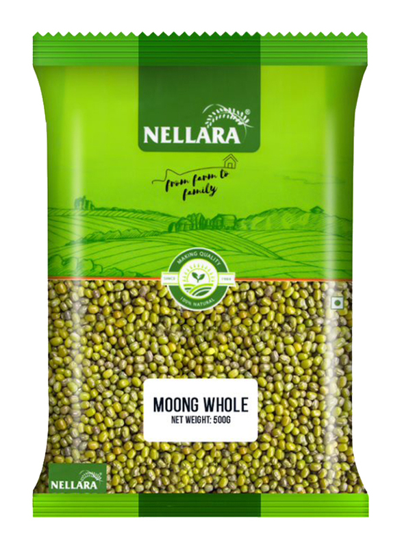 Nellara Whole Moong, 500g