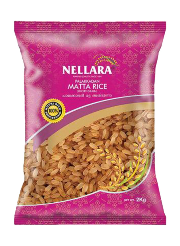 

Nellara Palakkadan Matta Short Grain Rice, 2 Kg