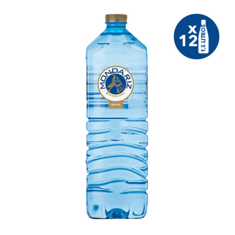 

Mondariz Natural mineral water 1.5L, Pack of 12