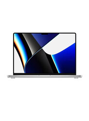 Apple MacBook Pro 2021 Laptop, 16" Liquid Retina XDR Display, Apple M1 Max Chip 10-Core Processor, 1TB SSD, 32GB RAM, 32-Core Graphics, EN-KB, macOS, MK1H3, Silver, International Version
