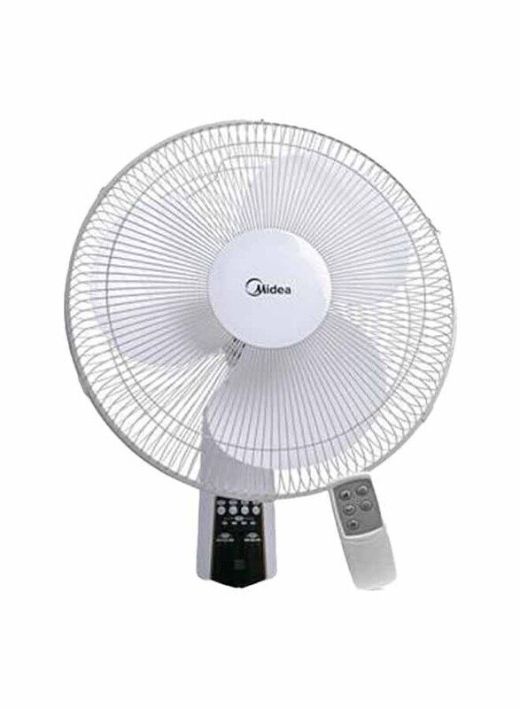 

Midea Remote Control Wall Fan, FW407JR, White