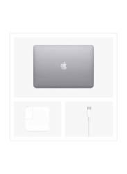 Apple MacBook Air Laptop, 13.3" Liquid Retina Display, Apple M1 Chip 8-Core CPU, 256GB SSD, 8GB RAM, Apple 7-Core GPU, English Keyboard, macOS, MGN93ZS/A, Silver