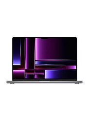 Apple MacBook Pro (2023) Laptop, 16" Liquid Retina XDR Touch Display, Apple M2 Pro Chip, 512GB SSD, 16GB RAM, 12 Core CPU and 19 Core GPU, EN-AR KB, macOS, MNW83AB/A, Space Grey, Middle East Version
