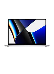 Apple MacBook Pro (2021) Laptop, 16" Liquid Retina XDR Display, Apple M1 Pro Chip 10-Core CPU, 1TB SSD, 16GB RAM, 16-Core GPU, EN KB, MacOS, MK1F3, Silver, International Version