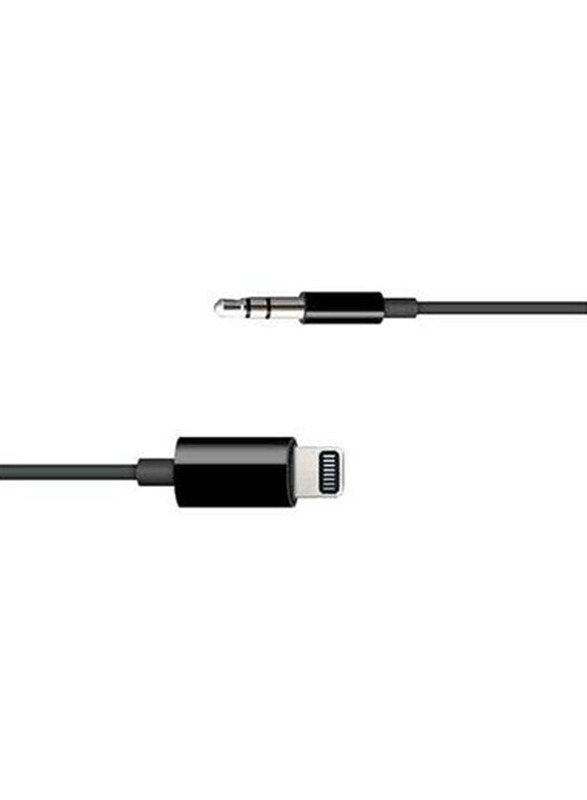Apple 1.2-Meter 3.5mm Audio Cable, Lightning to 3.5mm Jack, Black