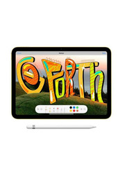 Apple iPad (10th Gen) 256GB Yellow 10.9-inch Tablet, 4GB RAM, Wi-Fi Only