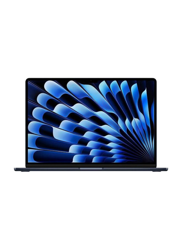 Apple MacBook Air Laptop, 15" Liquid Retina Display, Apple M2 Chip 8-Core CPU, 256GB SSD, 8GB RAM, Apple 10-Core GPU, English Keyboard, macOS, MQKW3ZS/A, Midnight