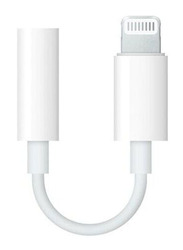 Apple 3.5mm Headphone Jack Adapter, Lightning to 3.5mm Jack, White