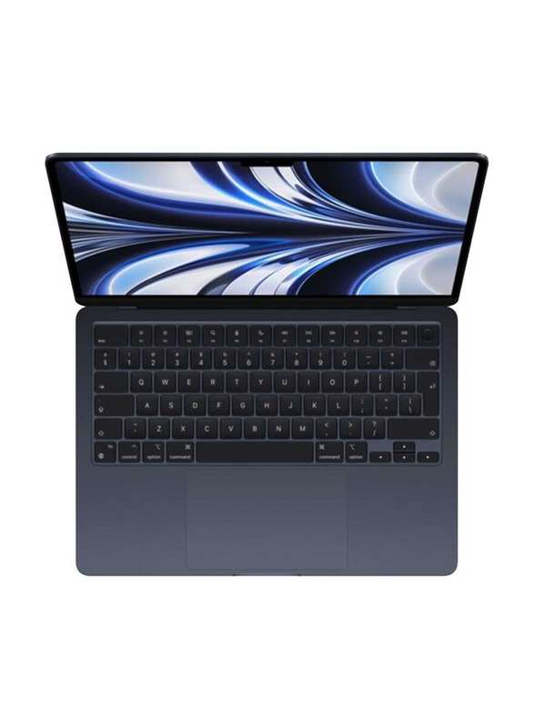 Apple MacBook Air Laptop, 13.6" Liquid Retina Display, Apple M2 Chip 8-Core CPU, 512GB SSD, 8GB RAM, Apple 10-Core GPU, English/Arabic Keyboard, macOS, Midnight