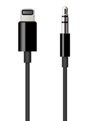 Apple 1.2-Meter 3.5mm Audio Cable, Lightning to 3.5mm Jack, Black